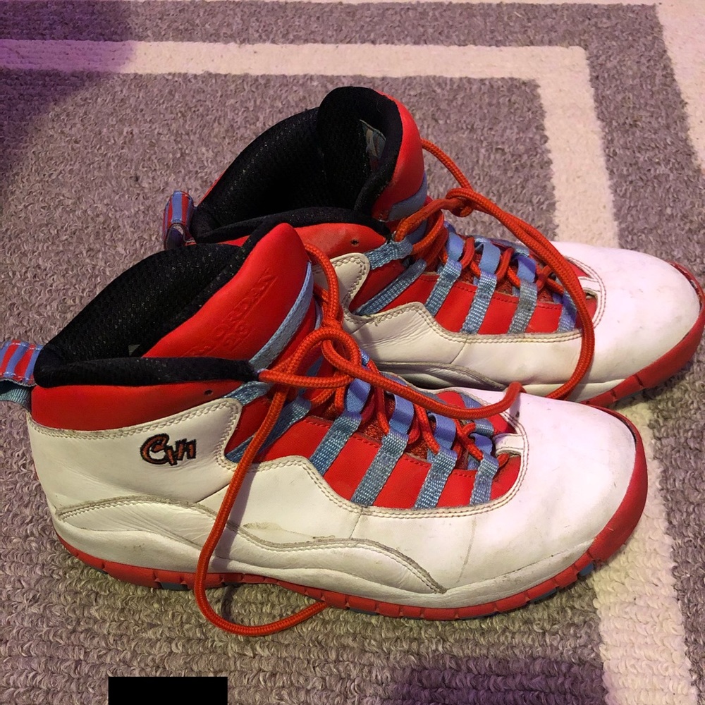 JORDAN 10’S RETRO "RED STEEL" SNEAKERS